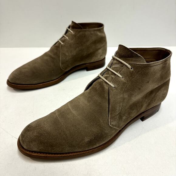 NEW HEELS Edward Green Shanklin Chukka Boot Mushroom Suede UK 7 / US 7.5 main image 4